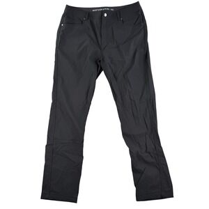 Western Rise Evolution Pants Mens 36X32 Black Chino Performance Stretch Slim
